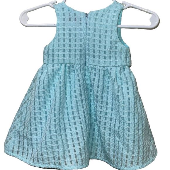 4/$25 G-Cutee Baby Blue Sleeveless Textured Dress -‎ Size 0-3 months - Picture 2 of 5